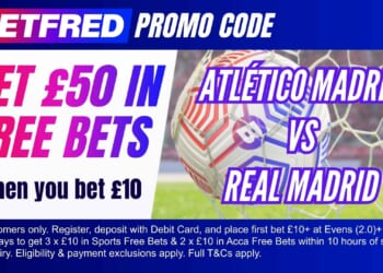 Claim £50 bonus for Real Madrid vs Atlético Madrid