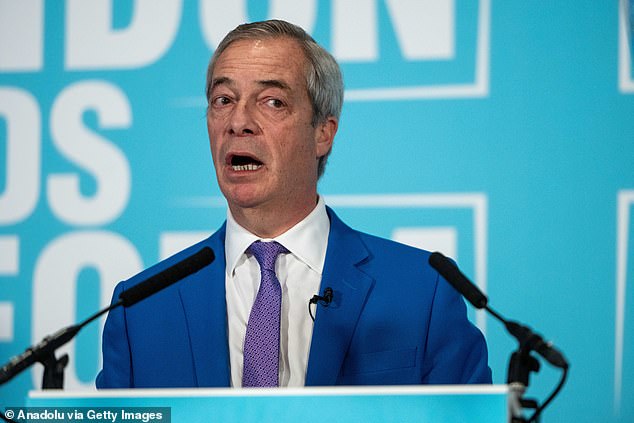 Mr Farage has said he supports lifting the cap, but only for 'British working parents'
