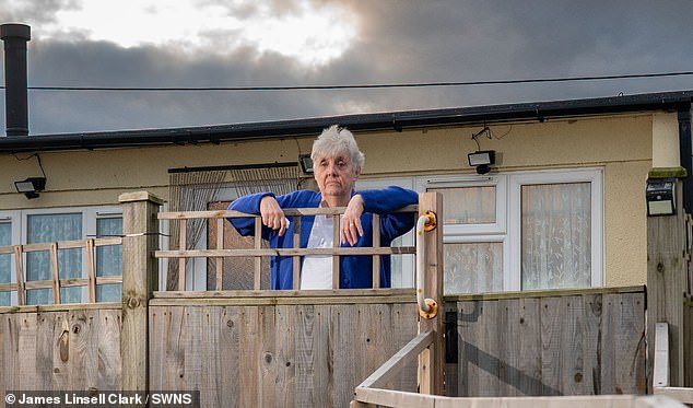 Carol Boyes, 80, who has been a resident for 35 years, pictured at her home last year