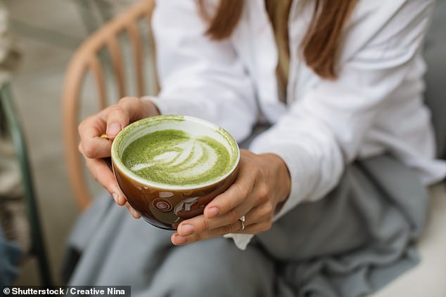 Matcha lattes are often made with full fat milk and sugar