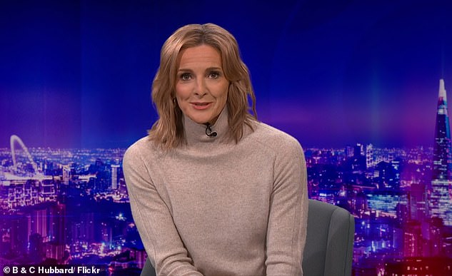 Gabby started the coverage of Match of the Day before leaving abruptly mid-show