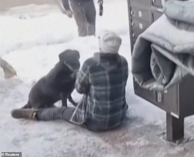 Rebecca, in harrowing footage captured at in the immediate aftermath of the shooting, seemed to blame herself for the tragedy, saying she 'made [Renee] come down here' to the ICE protests