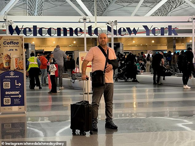 Mr Ahmed has travelled to the US for further treatment for his gunshot wounds