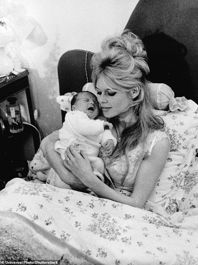 Brigitte Bardot and her son Nicolas