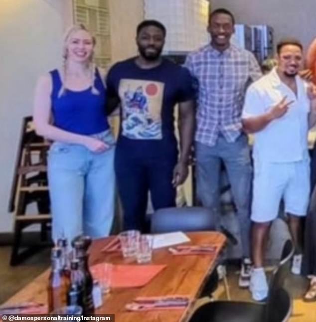 Earlier this week a group photo - which includes Mr Garshong and Ms Buckley - from a work trip in June 2024 also surfaced, confirming that they knew each other before the show