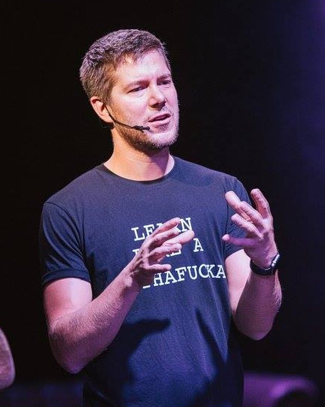 After retraining at university, Freddie went onto present podcast, Depression For Beginners, which he launched to help others suffering with the disease in the same way he had (pictured 2017)