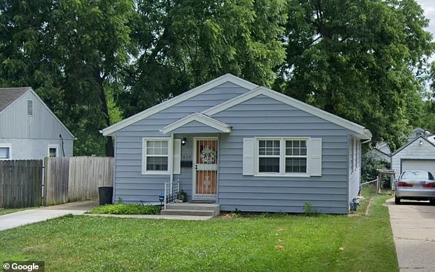 The Goods lived in a rented home (pictured) Kansas City's vibrant Waldo neighborhood for about two years but decided to flee the US after Trump's election. They spent some time in Canada before ultimately deciding to settle down in Minneapolis