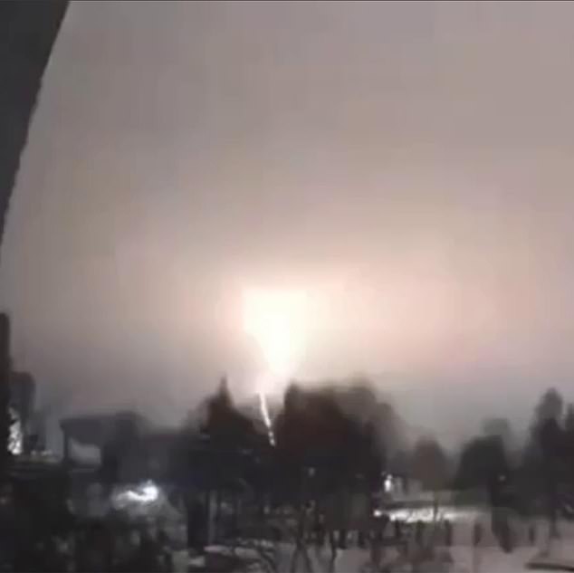 The menacing attack close to NATOand EU territory was aimed at Europe's largest underground gas storage facility, it is believed