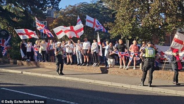 The demonstrations are regularly met with counter protests from anti-racism groups and there is often a heavy police presence at the scene