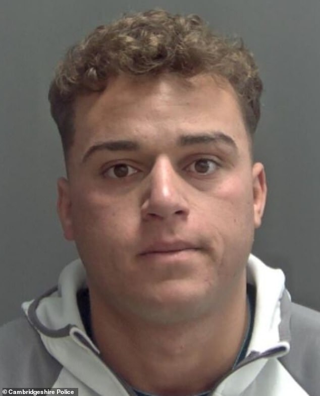 A humbled Cook stares into the camera for his custody photo