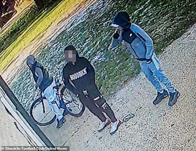 Shanklin FC posted CCTV of the offenders online