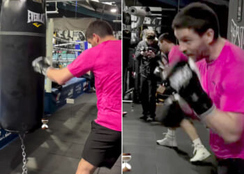 TOWIE star Joey Essex hints at Misfits Boxing return in training footage after being called out by Love Islander