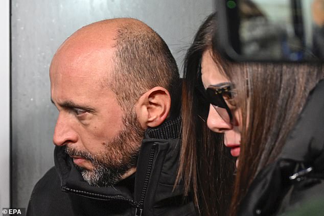 French owners of the bar in Crans-Montana, where the deadly fire happened on New Year's Day, Jacques and Jessica Moretti arrive for questioning by the Valais public prosecutor's office in Sion, Switzerland, January 9, 2026