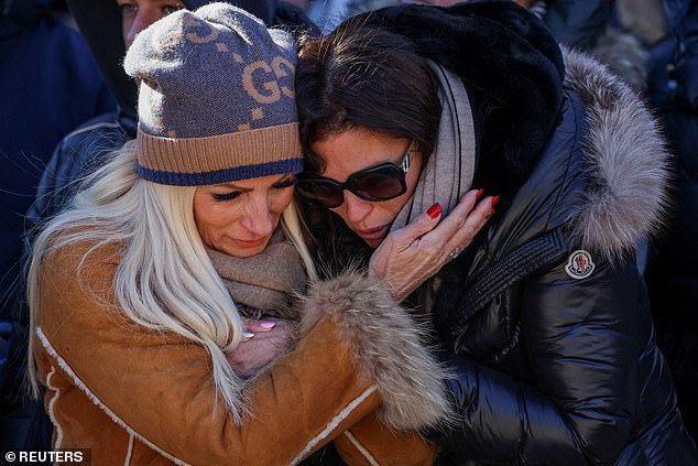 Exterior view of the closed Le Constellation bar in Crans-Montana, Swiss Alps, Switzerland, Sunday, January 4, 2026