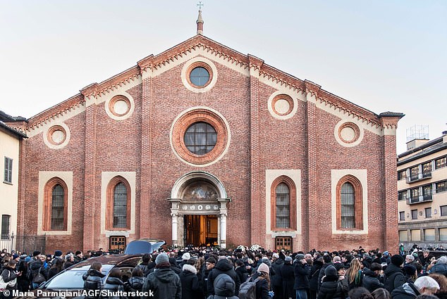 Funeral of Chiara Costanzo, the 16-year-old from Milan who died in the fire at Le Constellation in Crans Montana, on January 7 in Milan, Italy