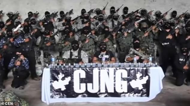The CJNG gang are said to be responsible for thousands of deaths and the disappearance of many people