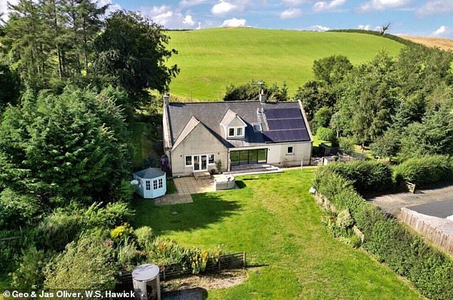 Hogg and Gillian's former family home in Hawick, Roxburghshire, is now on sale for £595,000