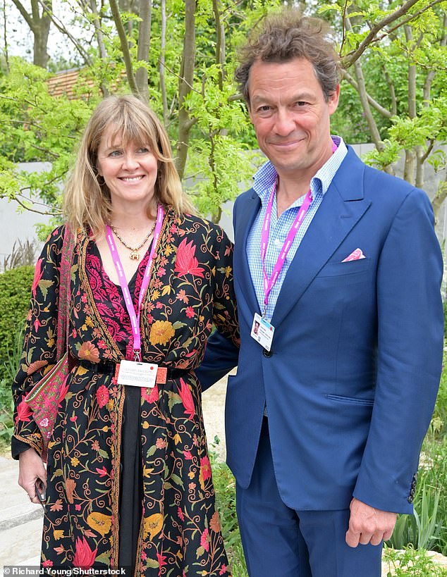 The Wire star, 56, is currently married to aristocrat Catherine FitzGerald and the pair share four children (Catherine and Dominic seen in 2023)