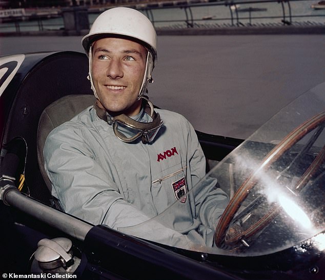 The racing legend's helmet is at the centre of the legal case between Elliot and Allison