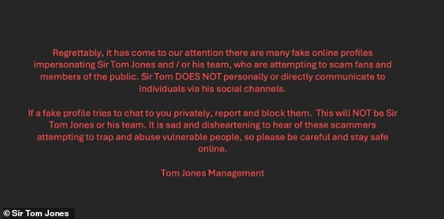 His management team confessed that people behind the scam were trying to 'trap and abuse' vulnerable people