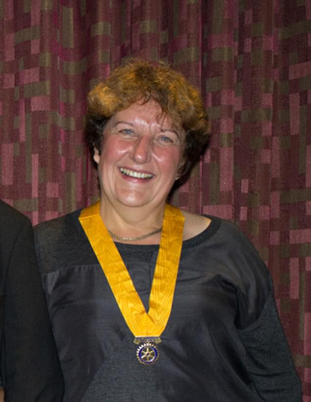 Helen Bradin, 65, (pictured) specialised in divorce and personal injury and is now a prominent figure in the local Rotary club. But on Friday she was thrown into the centre of an extraordinary financial scandal