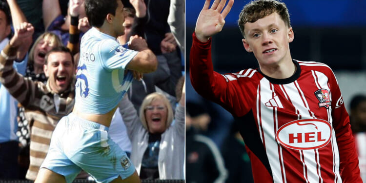 Lifelong Man City fan inspired by iconic Aguero goal set to face his heroes