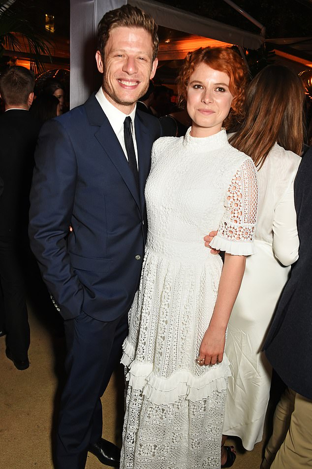 Jessie pictured with fellow actor James Norton at the Glamour Women of the Year Awards after party in London in 2016. The actress is unique in the world of showbiz for her deep privacy