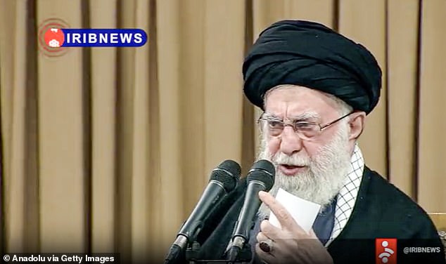 The Ayatollah makes his first comments on Iranian state television since the outbreak of unrest
