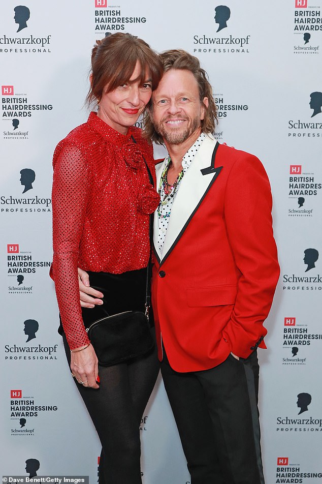 Speaking to Geoff Lloyd on Virgin Radio UK, Davina said: 'What¿s so nice for me is if I¿m at work or I¿m not with Michael and I catch sight of the ring, I feel like he¿s with me' (pictured November 2025)