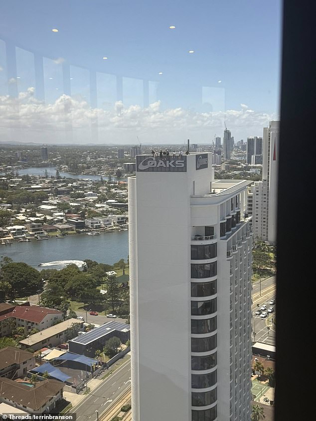 The group's actions were slammed by people online as 'stupidity in action'