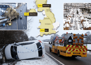 ENTIRE country hit with more snow and ice warnings as tens of thousands still without power after Storm Goretti