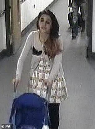 Shakil was pictured at East Midlands Airport with her toddler before they boarded a flight to Turkey en route to Syria