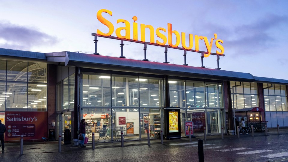 Sainsbury's supermarket in Livingston, Scotland.