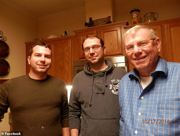 Ed Ross, (right), Jon Ross's father, called his son a 'tremendous' parent and husband