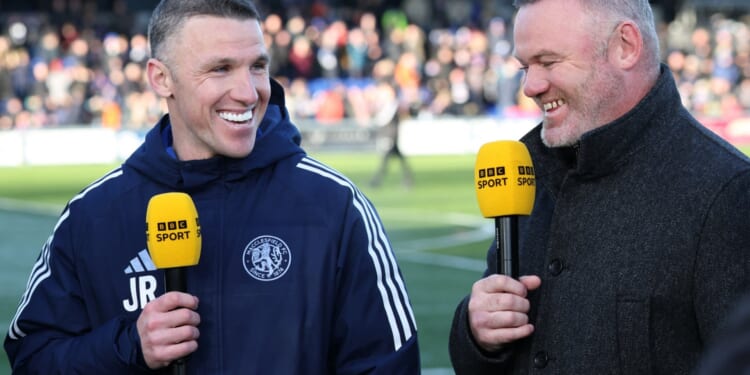 Wayne Rooney's brother reacts to Macclesfield fans' X-rated chant about Man Utd legend live on BBC