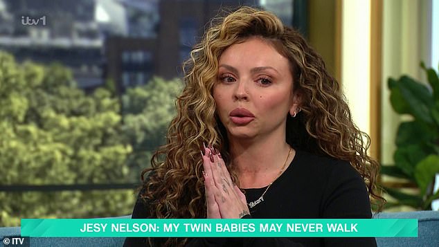 The singer said her home now 'looks like a hospital' after learning how to look after her twins and cater to their needs as she shared the most difficult aspects of the diagnosis