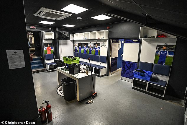 The home dressing room where a side that has won three promotions in the last four seasons will prepare to take on FA Cup holders Crystal Palace on Saturday