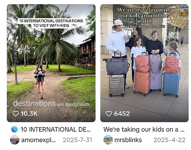 Family travel - including tips - is a significant area, with travellers sharing advice