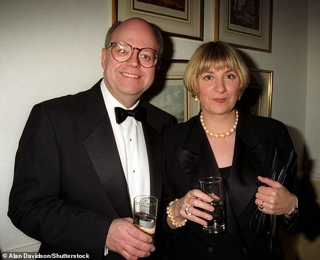 Despite happier origins - Victoria said that things 'clicked' when they met back in 1976 - the comedian frequently implied they were troubles in the relationship (pictured in 1991)