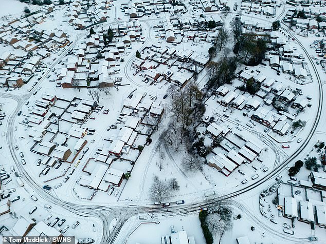 Birmingham wakes up to a thick covering of snow on Friday morning as Storm Goretti sweeps in
