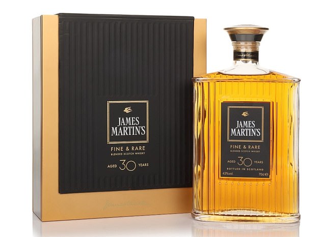 Macdonald & Muir's 30-year-old whisky James Martin's sells for £300 and more per bottle