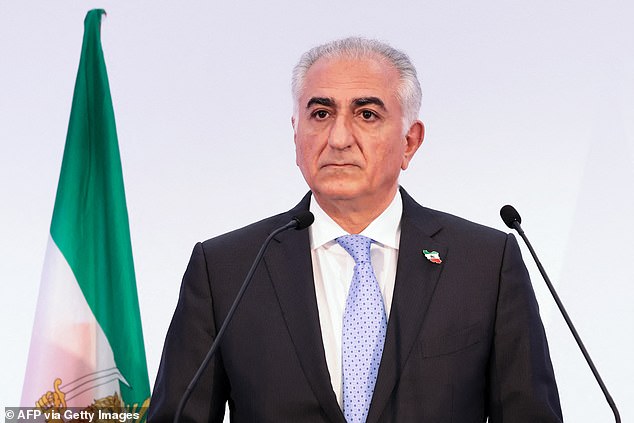 Exiled crown prince Reza Pahlavi (pictured) ¿ the man tipped to be the next Shah of Iran if Khamenei is ousted ¿ told the MoS that the UK Government should stand with the Iranian protesters ¿in their hour of need¿