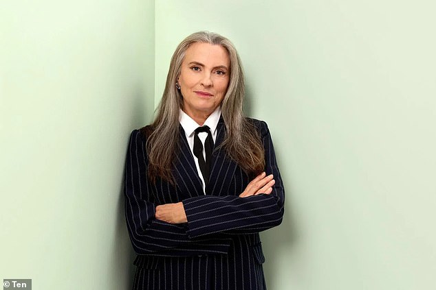 Glamorous Noughties presenter of Australian Big Brother Gretel Killeen, 62, presents the show