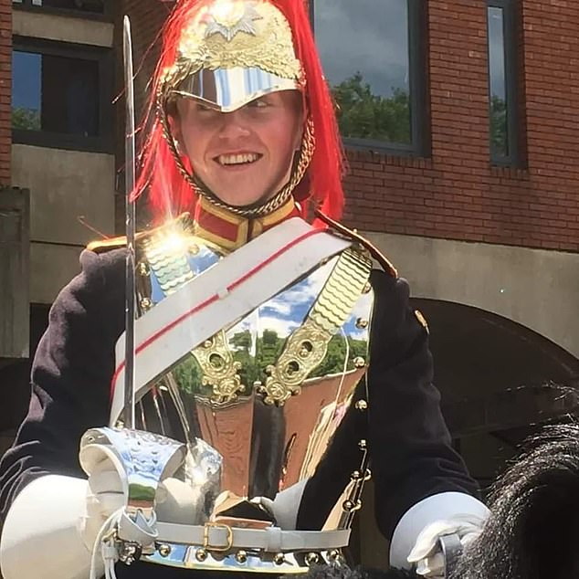 Images from the Queen's funeral procession showed him in his ceremonial uniform as he escorted the monarch on her final journey, along with other members of the Household Cavalry