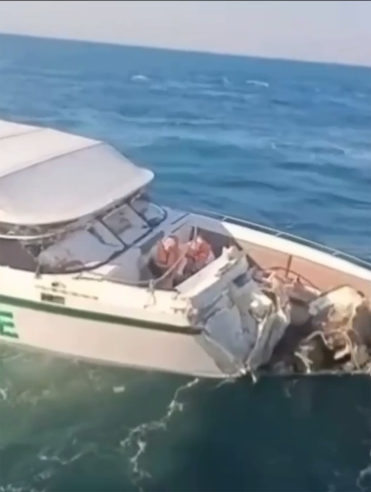 Boat collision in Thailand