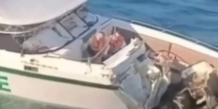 Horror as 55 people thrown into sea from packed tourist boat after head-on collision with fishing trawler in Thailand