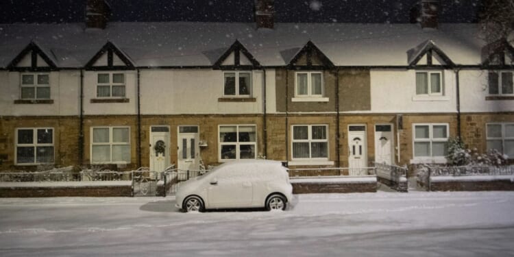 Met Office issues amber warning for MORE snow with risk of heavy rain, strong winds and flooding after Storm Goretti