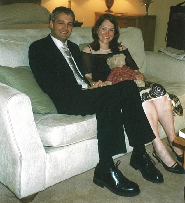 Robin and Diana Garbutt are pictured. Robin remains in jail, still denying he killed Diana