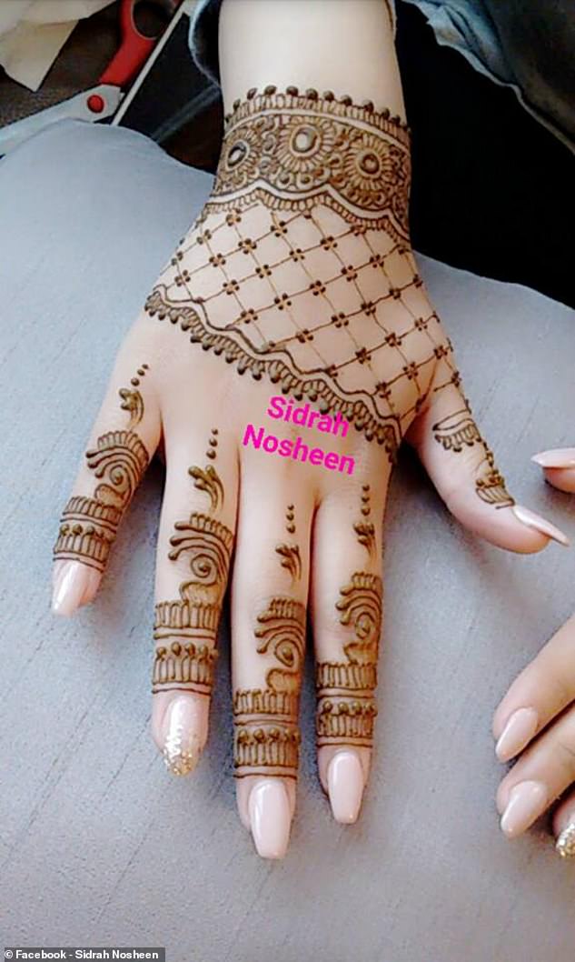 Neighbours told of how she did not seem to have a full-time job but was running a henna tattoo business. She lived in her home alone with her two cats and a dog, and on occasion had cooked neighbours a curry