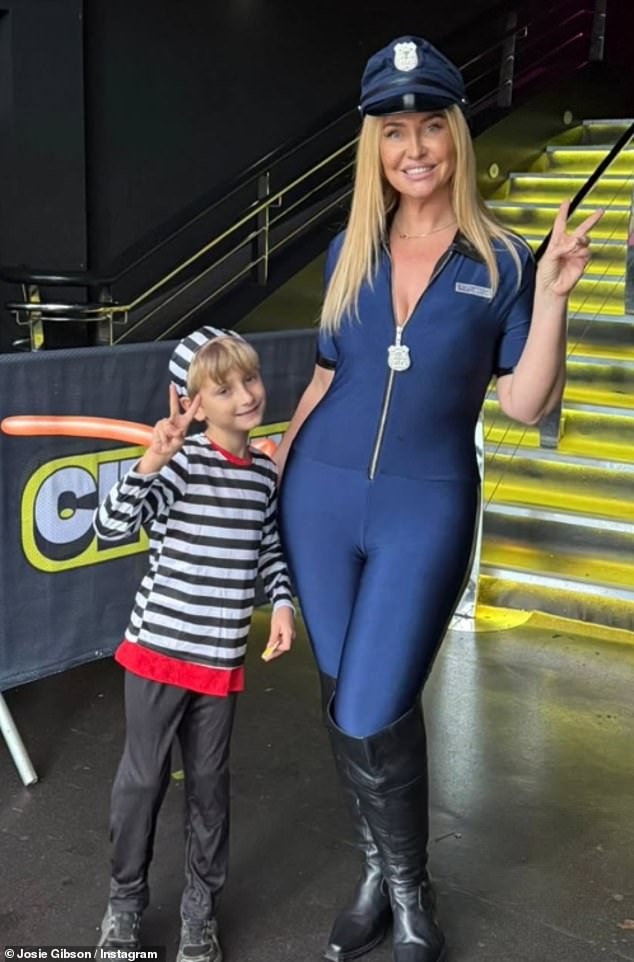 Josie also partakes in intermittent fasting, where she eats nothing at all for eight hours a day, three times a week (pictured in 2025)